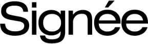 Logo tout noir de la société Signée