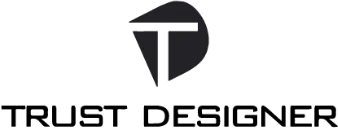 Logo noir de la société Trust Designer