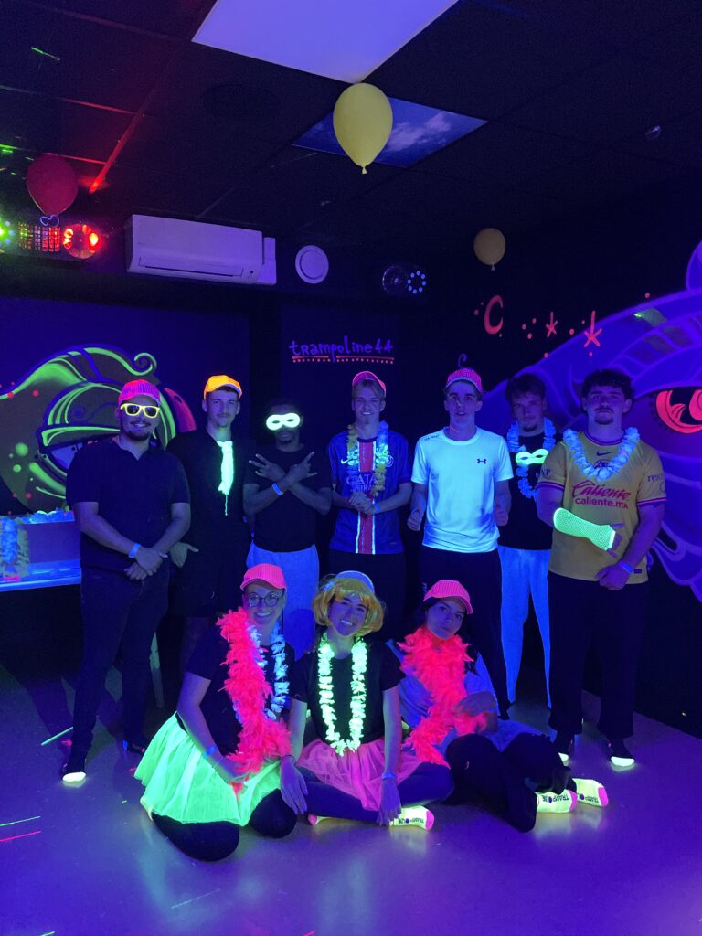 équipe de laser game lors de la journée d'intégration du campus de nantes