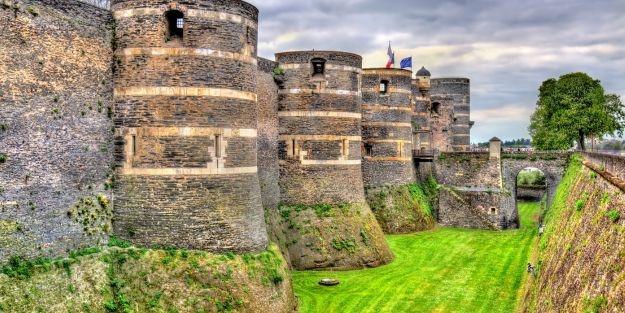 rempart du chateau d'Angers